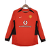 Manchester United Retro Long Sleeve 2002/04 Home - JERSEYS4ALL