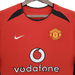 Manchester United Retro Long Sleeve 2002/04 Home - JERSEYS4ALL