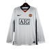 Manchester United Retro Long Sleeve 2007/08 White - JERSEYS4ALL