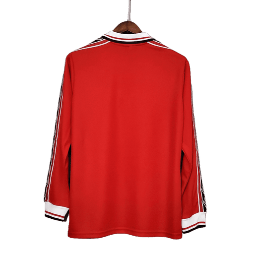 Manchester United Retro Long-Sleeved 1998/99 Home - JERSEYS4ALL