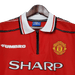 Manchester United Retro Long-Sleeved 1998/99 Home - JERSEYS4ALL