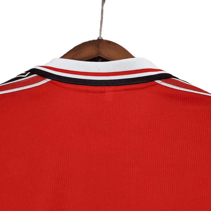 Manchester United Retro Long-Sleeved 1998/99 Home - JERSEYS4ALL