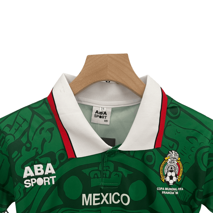 Mexico 1998 Kids Home - JERSEYS4ALL