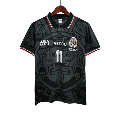 Mexico Retro Black 1998 - JERSEYS4ALL