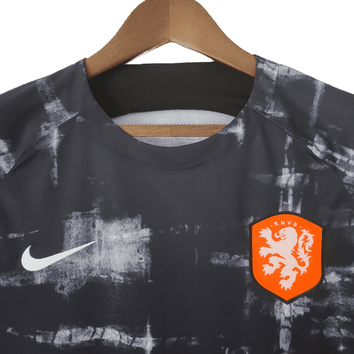 Netherlands 2022 Training Wear Black - JERSEYS4ALL