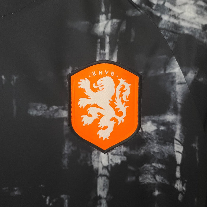 Netherlands 2022 Training Wear Black - JERSEYS4ALL