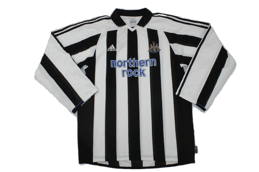 Newcastle Retro 03/05 Long Sleeve Home - JERSEYS4ALL