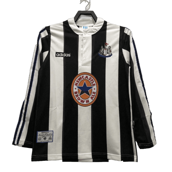 Newcastle Retro 95/97 Home Long Sleeve - JERSEYS4ALL