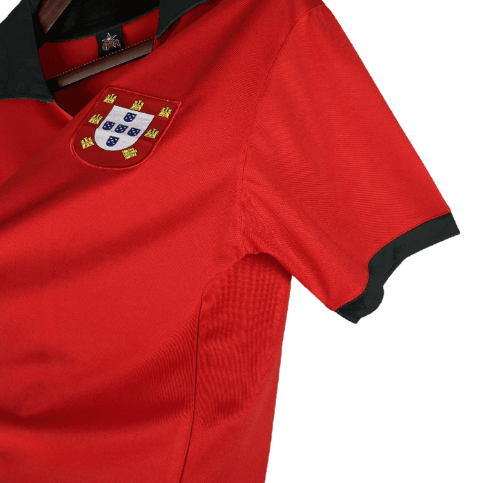 Portugal Retro 1972 Home - JERSEYS4ALL