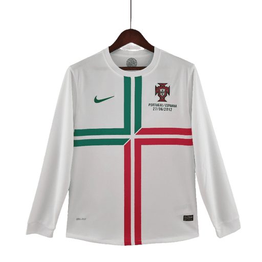 Portugal Retro 2012 Long Sleeve Away - JERSEYS4ALL