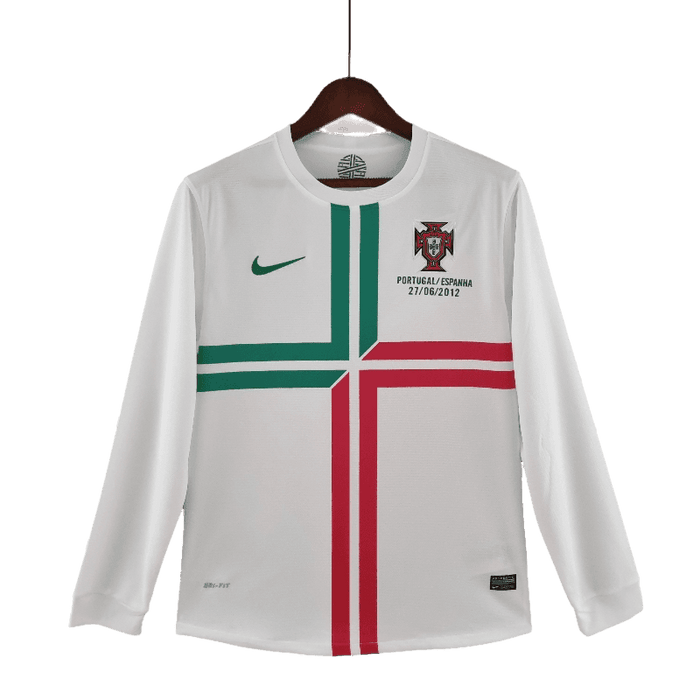 Portugal Retro 2012 Long Sleeve Away - JERSEYS4ALL