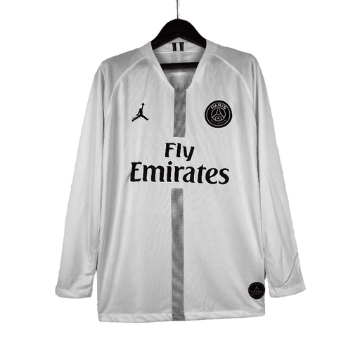 PSG Retro 2018/19 Long Sleeve White - JERSEYS4ALL