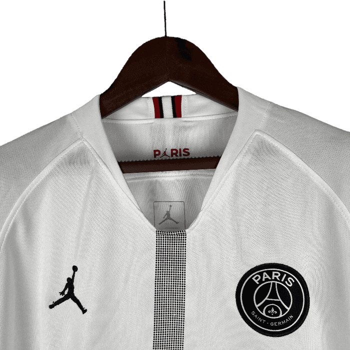 PSG Retro 2018/19 Long Sleeve White - JERSEYS4ALL