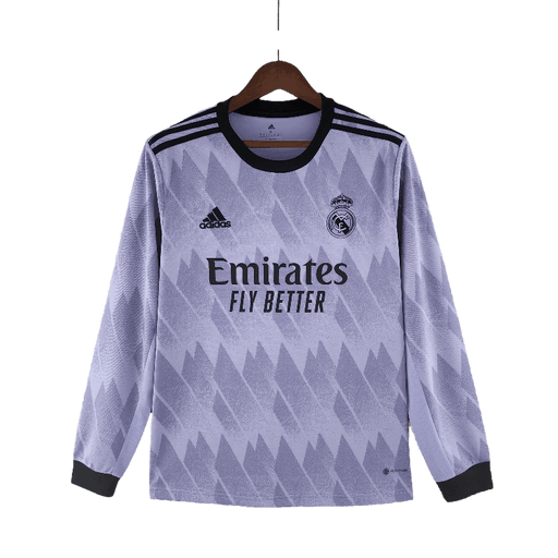 Real Madrid 2022/23 Long Sleeve Away - JERSEYS4ALL