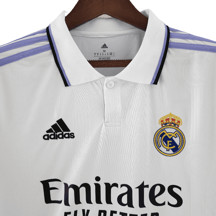 Real Madrid 2022/23 Long Sleeve Home - JERSEYS4ALL