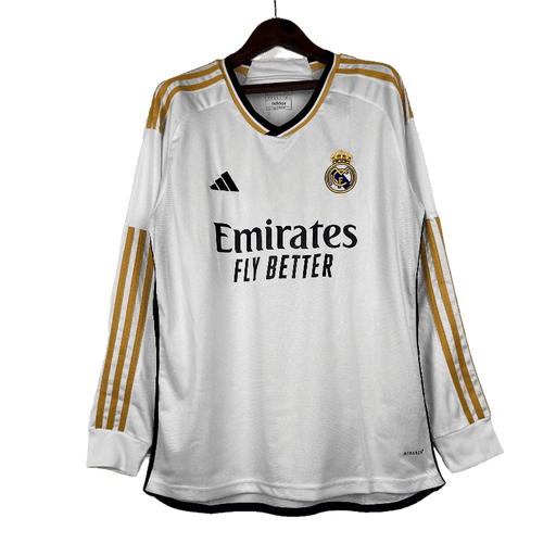 Real Madrid 2023/24 Long Sleeve Home - JERSEYS4ALL