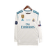 Real Madrid Retro 17/18 Long Sleeve Home - JERSEYS4ALL