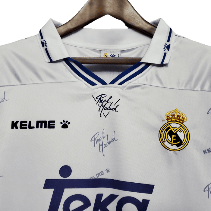 Real Madrid Retro 1994/96 Home - JERSEYS4ALL