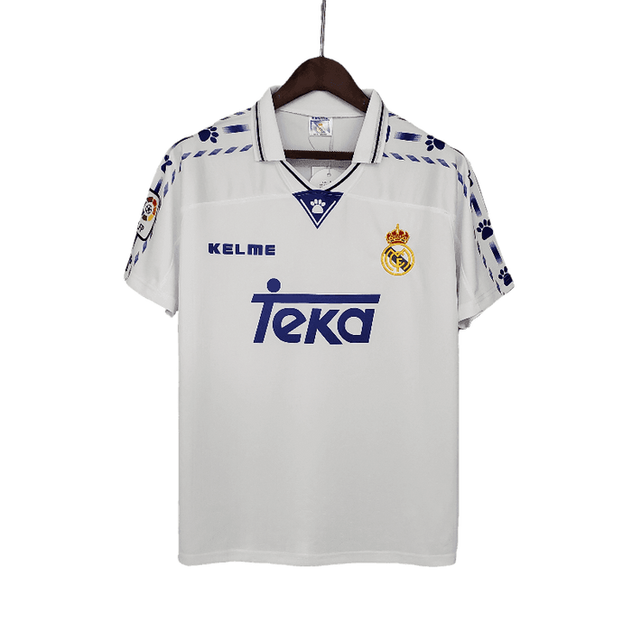 Real Madrid Retro 1996/97 Home - JERSEYS4ALL