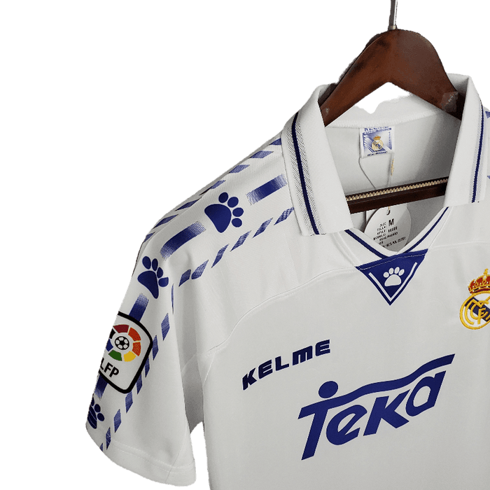 Real Madrid Retro 1996/97 Home - JERSEYS4ALL