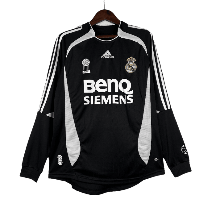 Real Madrid Retro 2006/07 Long Sleeve Third Away - JERSEYS4ALL