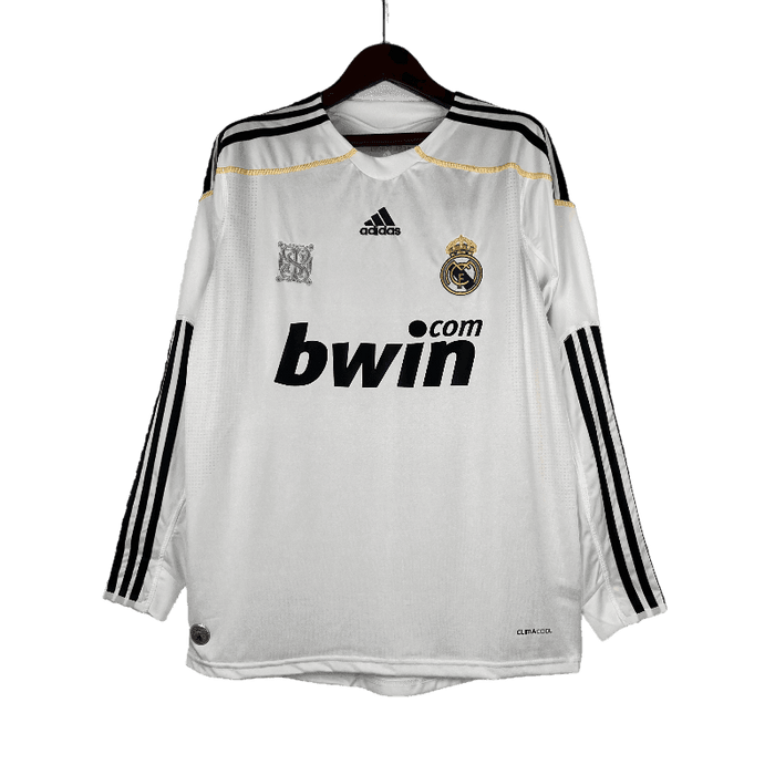 Real Madrid Retro 2009/10 Long Sleeve Home - JERSEYS4ALL