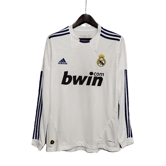 Real Madrid Retro 2010/11 Long Sleeve Home - JERSEYS4ALL