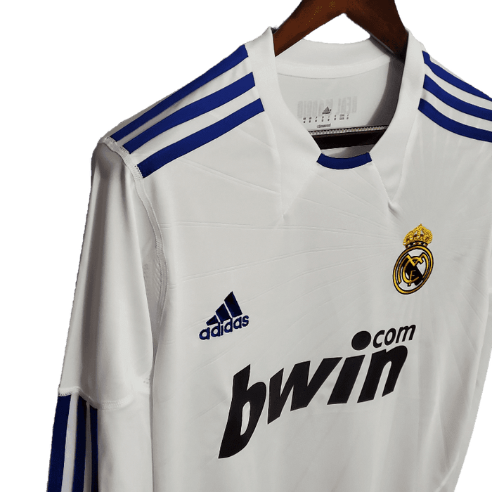 Real Madrid Retro 2010/11 Long Sleeve Home - JERSEYS4ALL