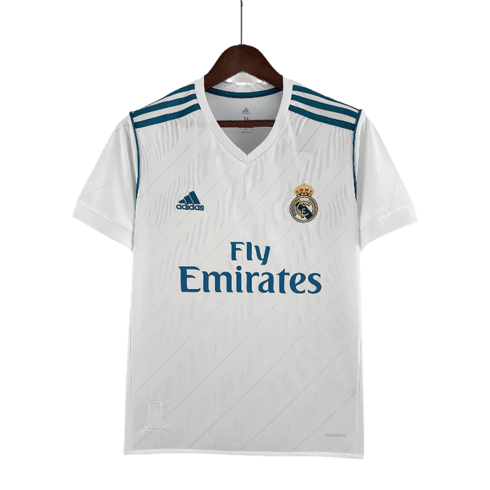 Real Madrid Retro 2017/18 Home - JERSEYS4ALL