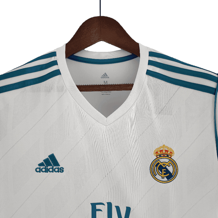 Real Madrid Retro 2017/18 Home - JERSEYS4ALL