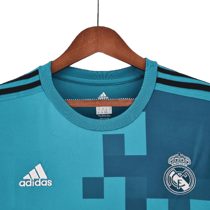 Real Madrid Retro 2017/18 Long Sleeve Third Away - JERSEYS4ALL