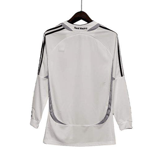 Real Madrid Retro Long Sleeve 2006/07 Home - JERSEYS4ALL