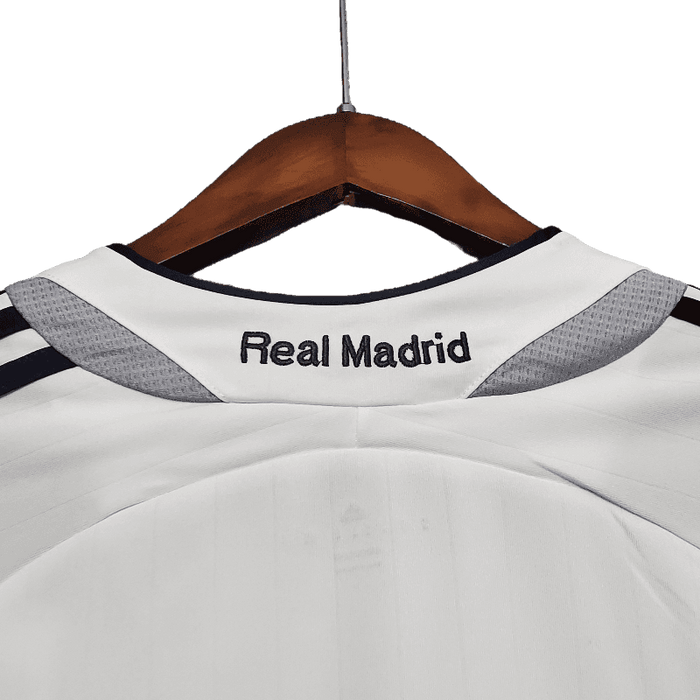 Real Madrid Retro Long Sleeve 2006/07 Home - JERSEYS4ALL