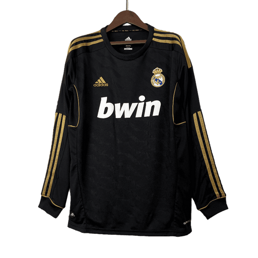 Real Madrid Retro Long Sleeve 2011/12 Away - JERSEYS4ALL