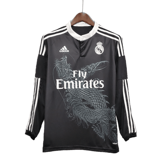 Real Madrid Retro Long Sleeve 2014/15 Third - JERSEYS4ALL