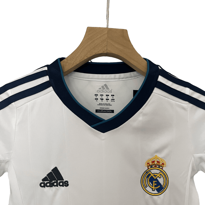 Real Madrid Retrro 12-13 Kids Home - JERSEYS4ALL